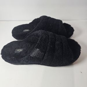 UGG Men's Fluff You Slipper 1117473 Black Size 9